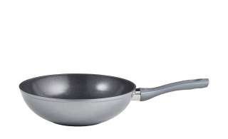 KHG Wok 28 cm ¦ grau ¦ Aluminium ¦ Maße (cm): H: 8,5 Ø: 28 Töpfe & Pfannen & Zubehör > Wok - Höffner