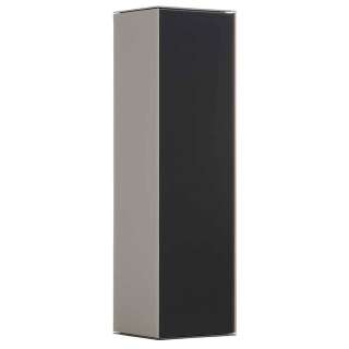 Wandschrank in Beige und Schwarz 1 türig