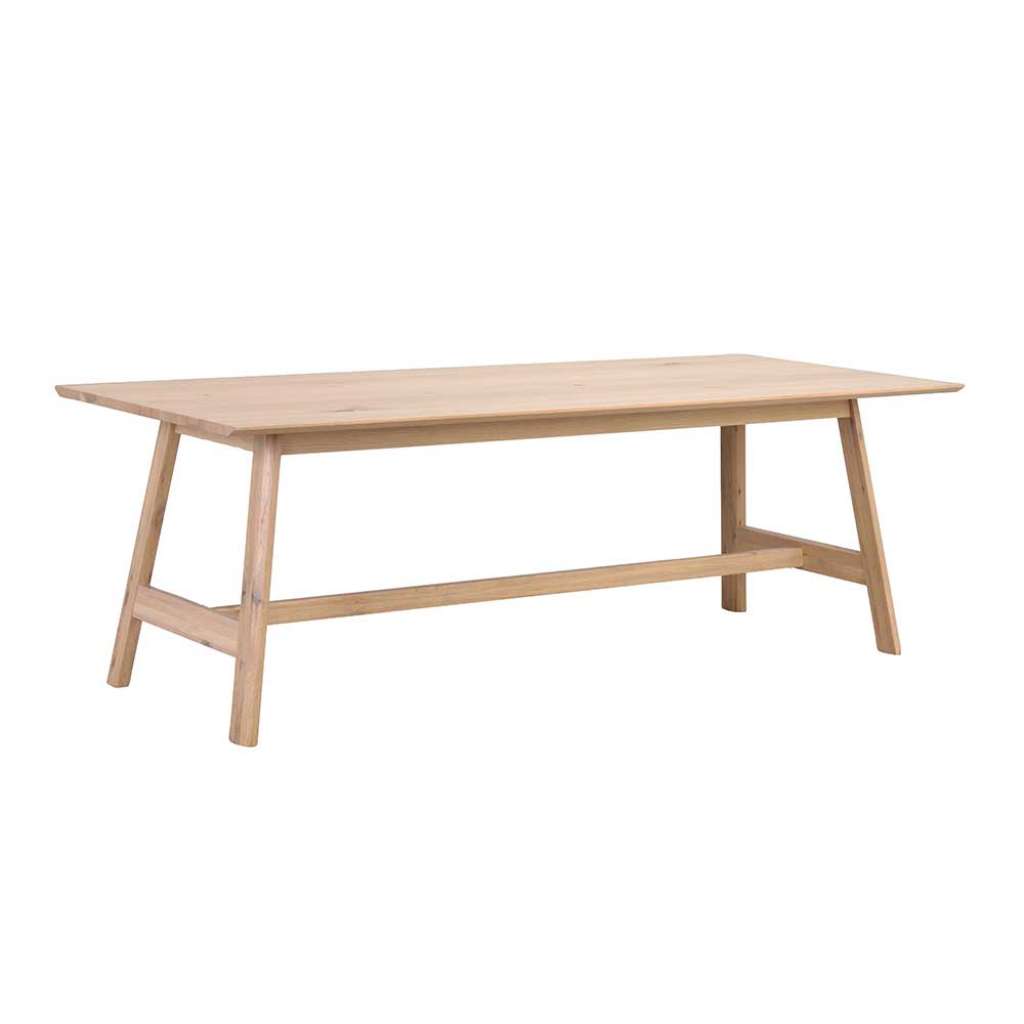 Esstisch in Eiche White Wash furniert 220 cm breit