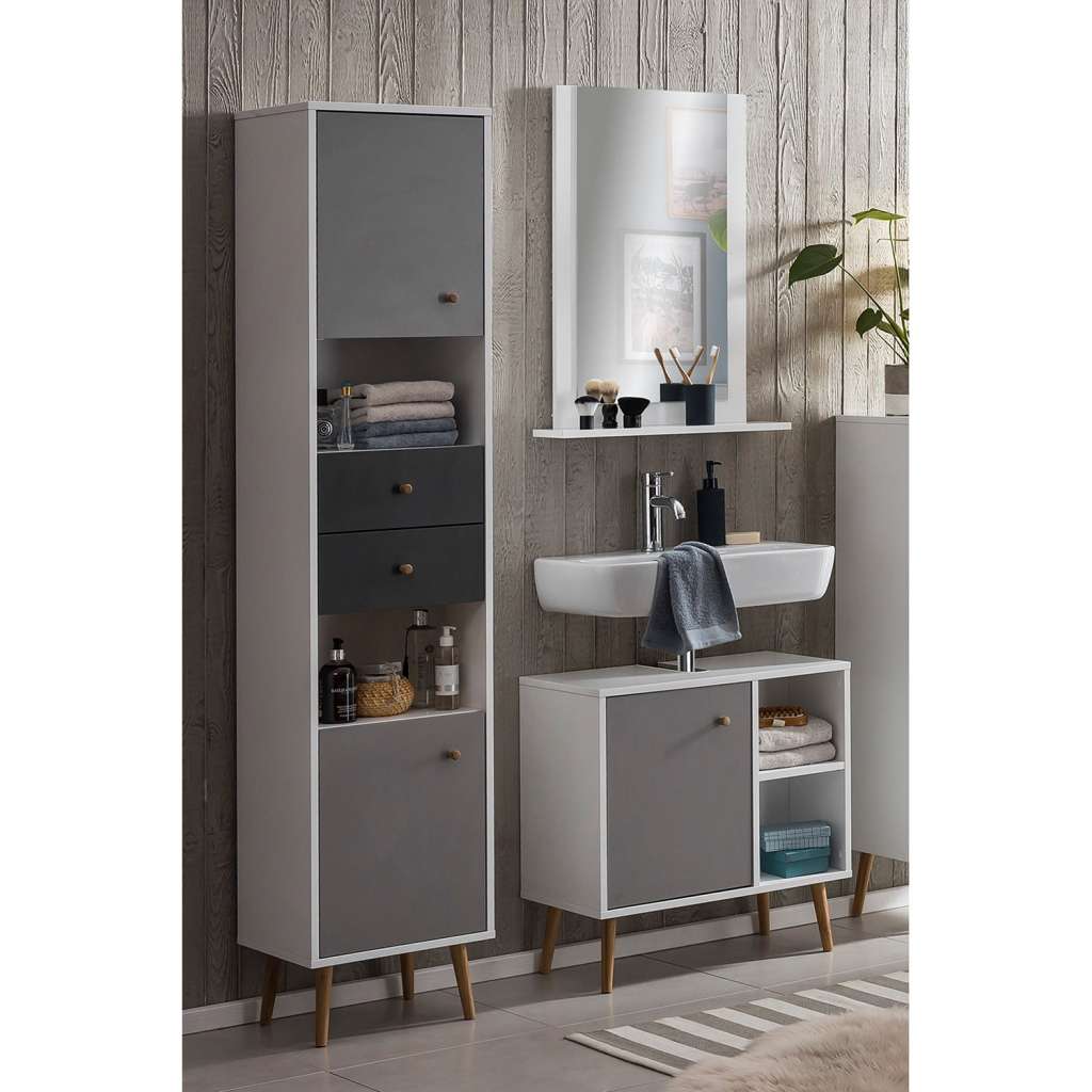 home24 Badezimmerset Jonte II (3-teilig)