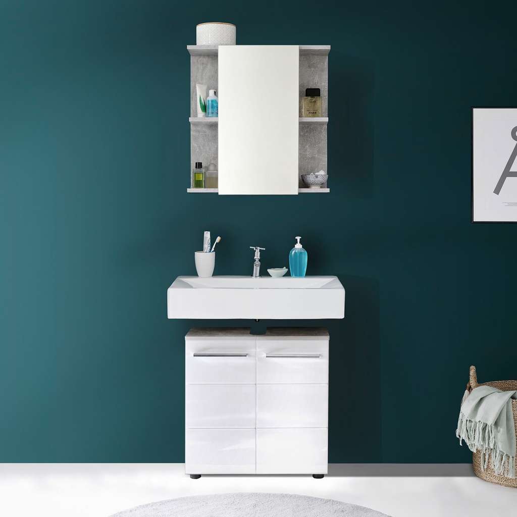 home24 Badezimmerset Nano III (2-teilig)
