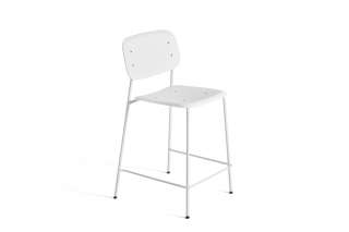 HAY - Soft Edge P10 Barhocker - white - low - indoor
