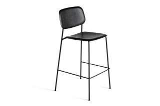 HAY - Soft Edge 10 Barhocker - black - high - indoor