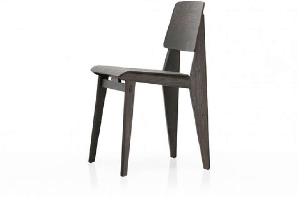 Vitra - Chaise Tout Bois - Eiche dunkel, Naturholz Schutzlack - indoor