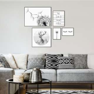 home24 Bildset Liebevoll (5-teilig)