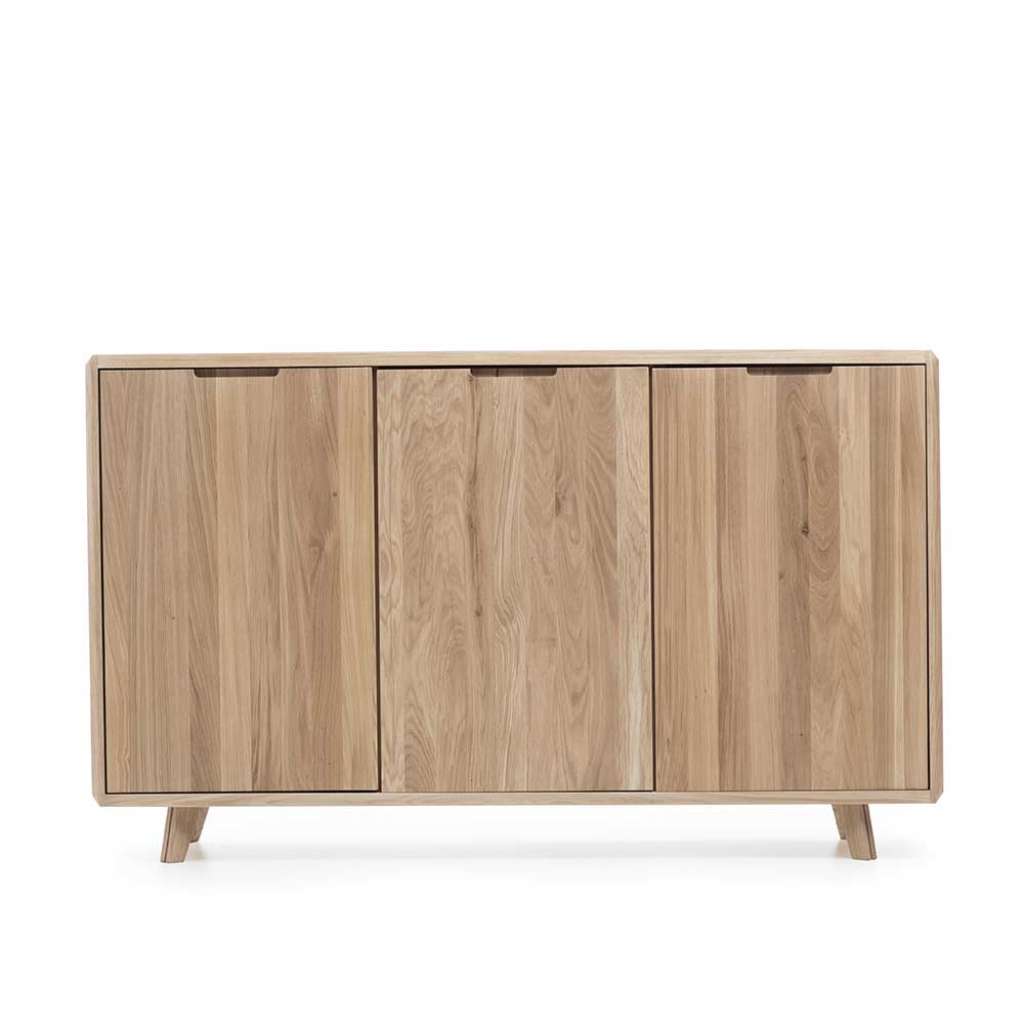 Türen Sideboard aus Wildeiche Massivholz 150 cm breit
