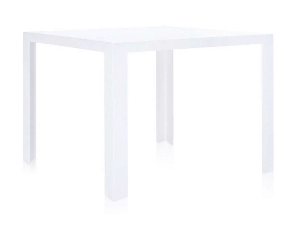 Kartell - Invisible Table - Esstisch - deckend weiß - indoor