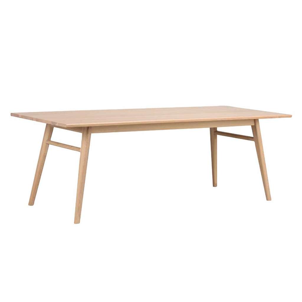 Esszimmer Tisch in Eiche White Wash 220 cm breit