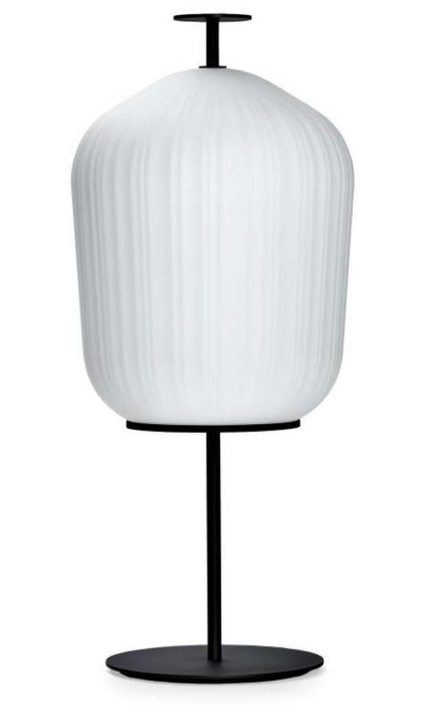 Classicon - Plisséé Stehlampe - schwarz - indoor