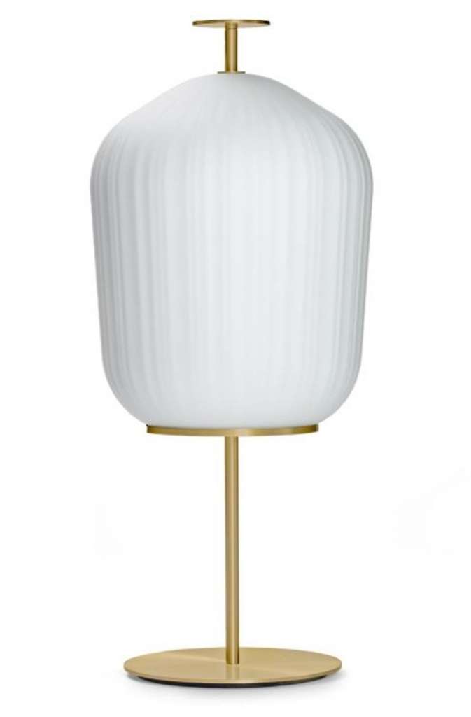 Classicon - Plisséé Stehlampe - messing - indoor