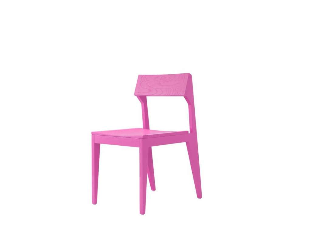 Objekte unserer Tage - SCHULZ Stuhl - miami pink - indoor