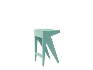 Objekte unserer Tage - SCHULZ Barhocker M - mint - indoor