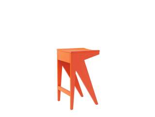 Objekte unserer Tage - SCHULZ Barhocker M - reinorange - indoor