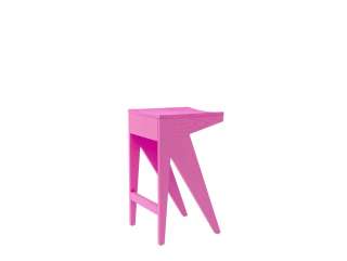 Objekte unserer Tage - SCHULZ Barhocker M - miami pink - indoor