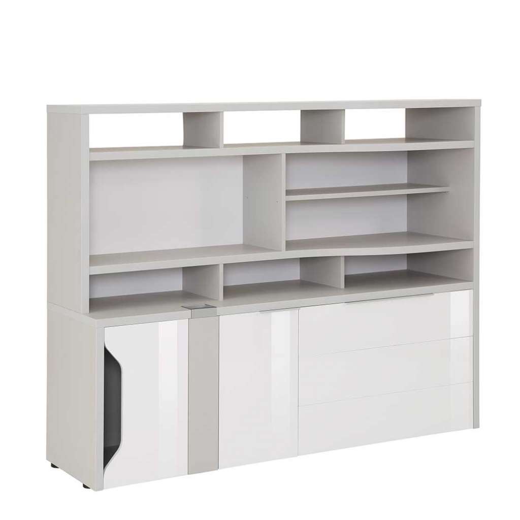 Minioffice in Grau und Weiß Made in Germany