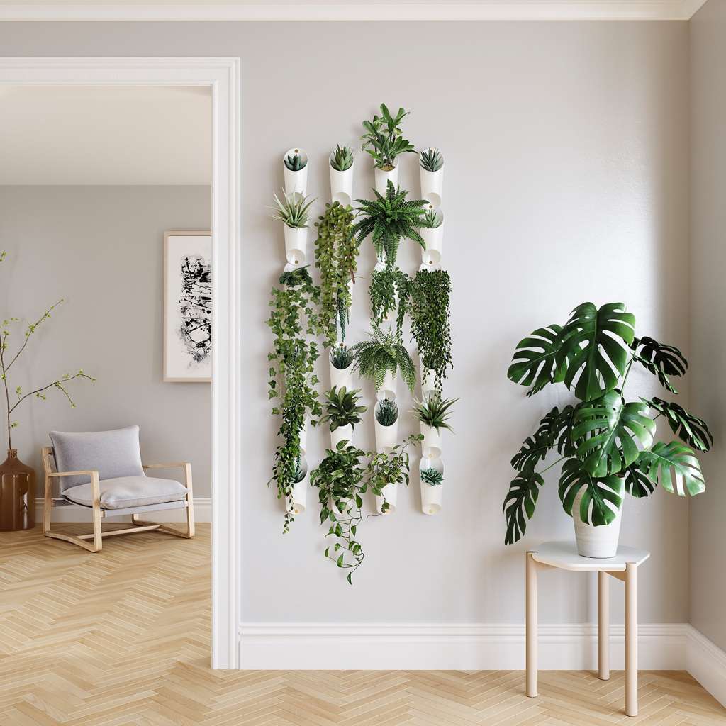 home24 Wandvase Floralink (3er-Set)