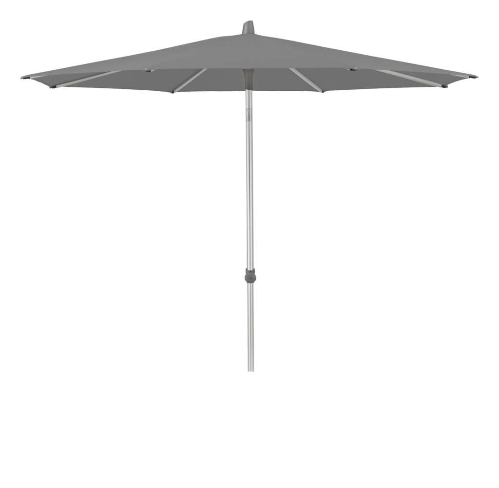 Glatz - Alu-Smart Sonnenschirm rund - smoke - 200 - outdoor