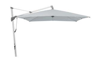 Glatz - Sombrano S+ Sonnenschirm quadratisch - chrome - 350x350 - graphitgrau - outdoor