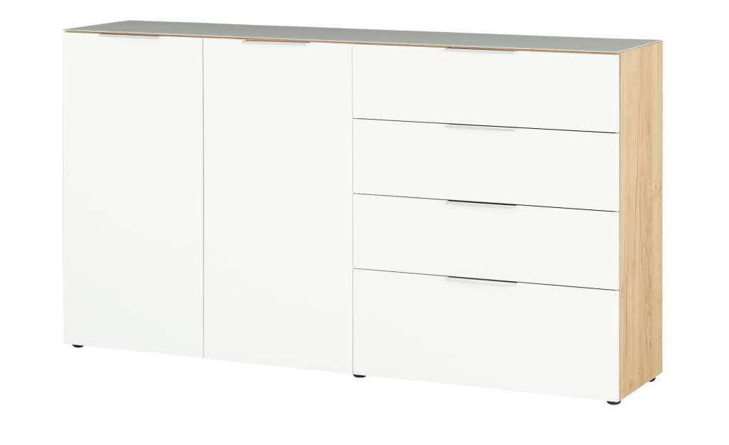 uno Sideboard  Levi ¦ weiß ¦ Maße (cm): B: 184 H: 101 T: 42 Kommoden & Sideboards > Kommoden - Höffner