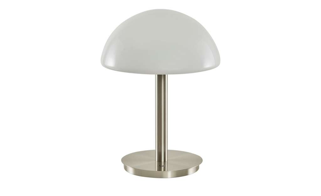 Meisterleuchten LED-Tischleuchte, 1-flammig, Nickel-matt ¦ silber ¦ Maße (cm): H: 39 Ø: 30 Lampen & Leuchten > Innenleuchten > Tischlampen - Höffner