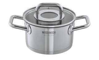 Meisterkoch Kochtopf 16cm ¦ silber ¦ Edelstahl ¦ Maße (cm): H: 9,5 Ø: 16 Töpfe & Pfannen & Zubehör > Töpfe - Höffner
