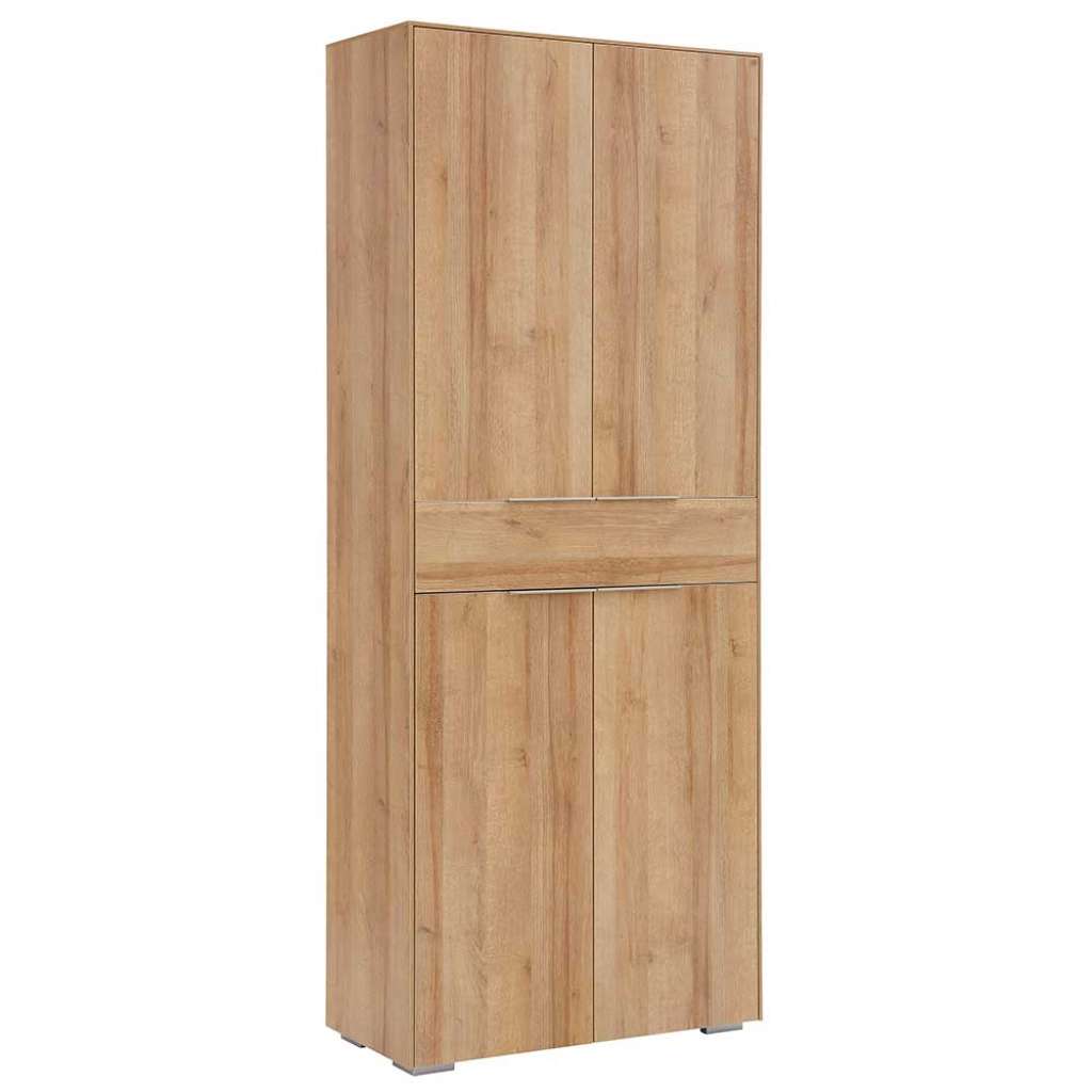 Büroschrank in Eichefarben 4 türig