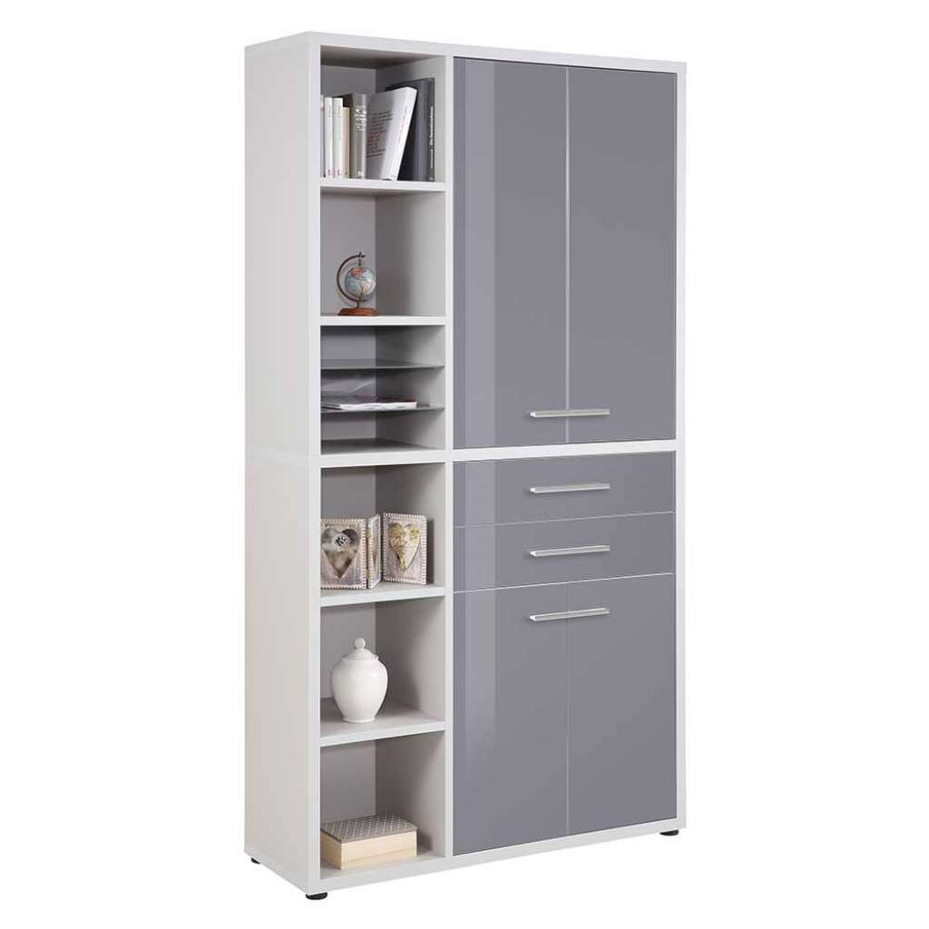 Büro Schrank in Grau Made in Germany