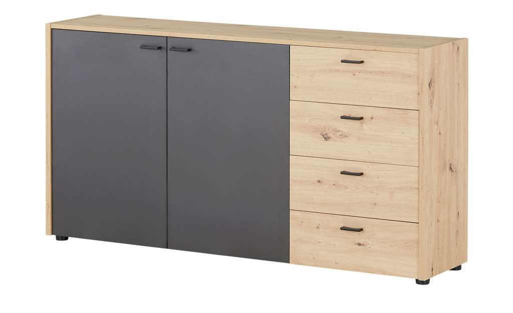 Sideboard  Nisio ¦ holzfarben ¦ Maße (cm): B: 153 H: 80,5 T: 35 Kommoden & Sideboards > Kommoden - Höffner