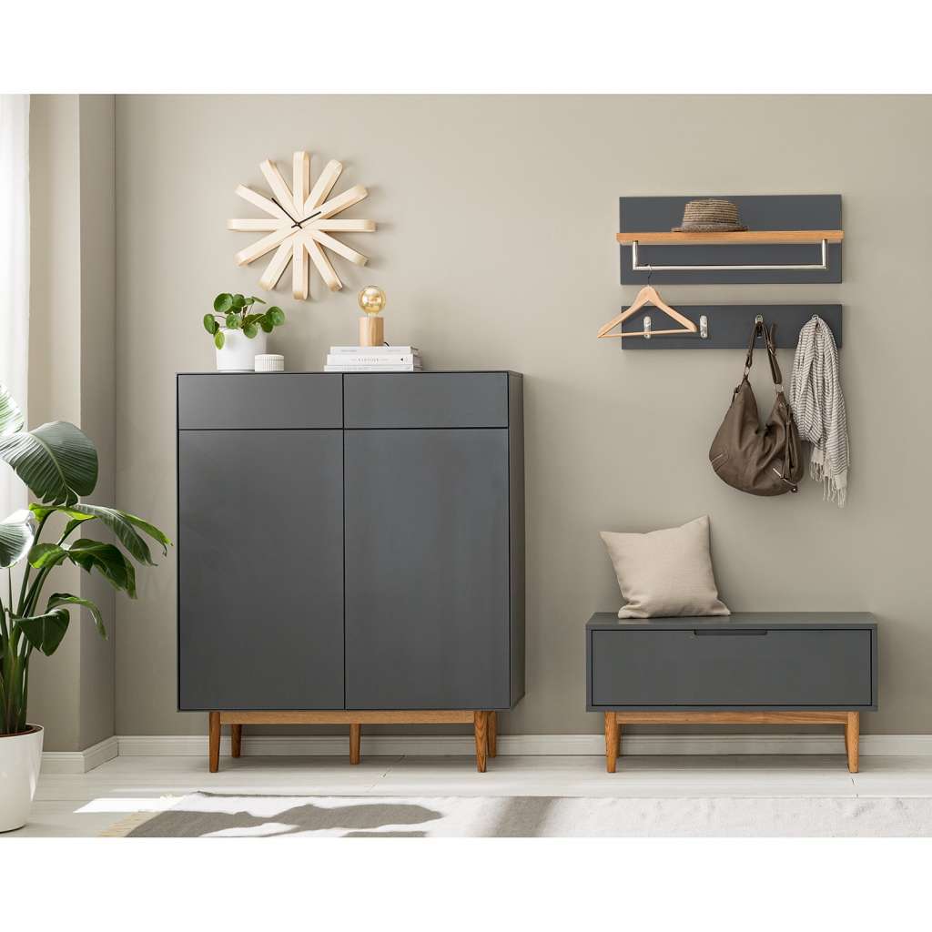 home24 Garderobenset Lindholm VI (4-teilig)