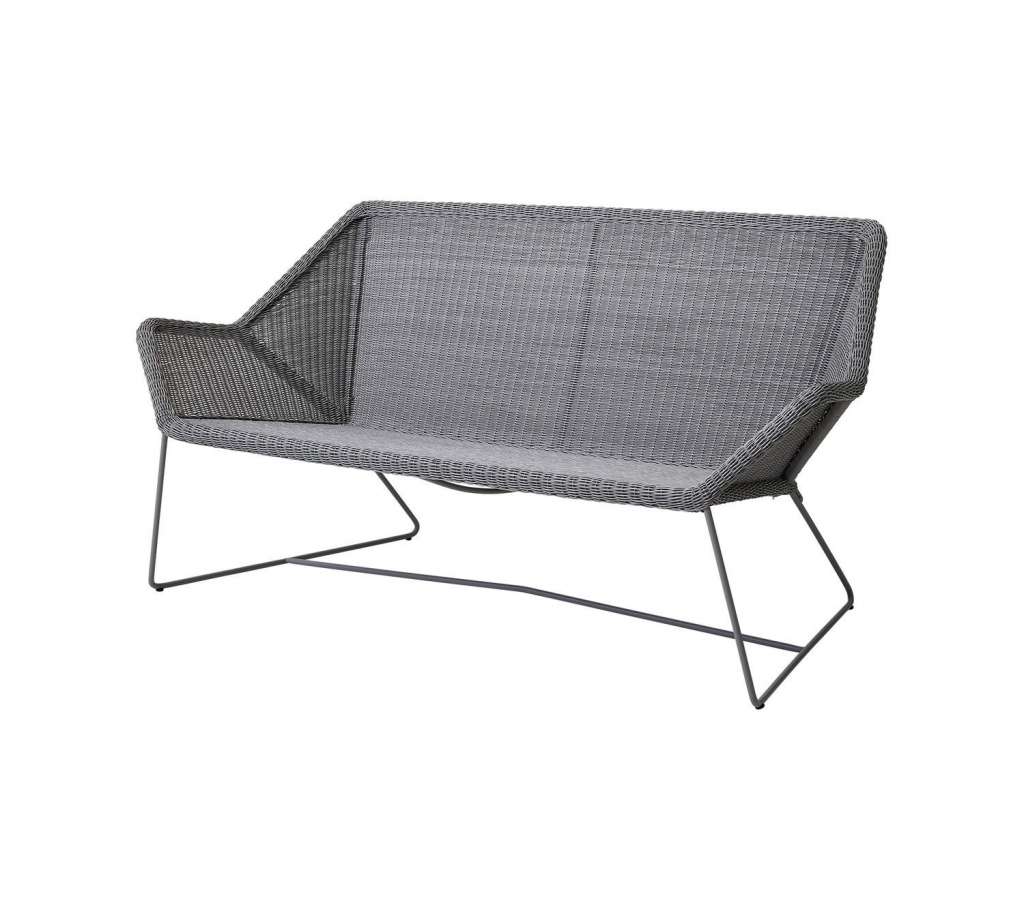 Cane-line - Breeze 2-sitzer Loungesofa - hellgrau - outdoor