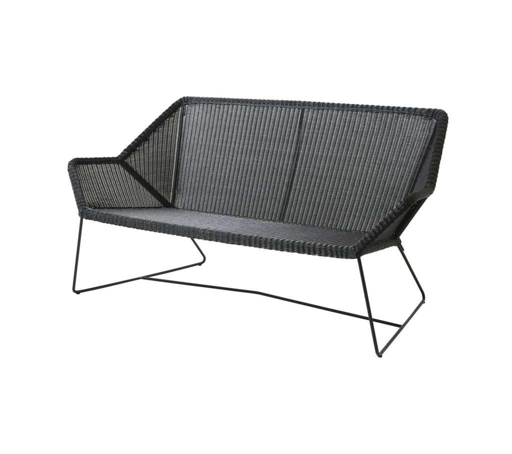Cane-line - Breeze 2-sitzer Loungesofa - schwarz - outdoor