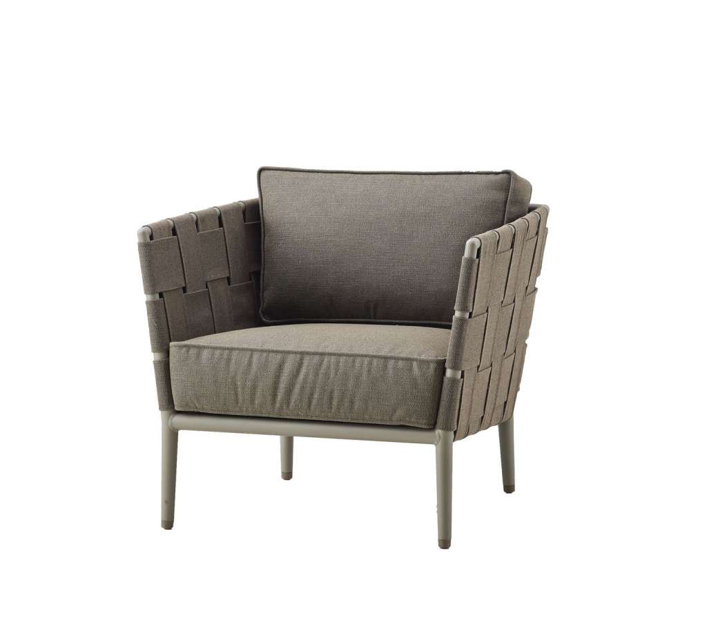 Cane-line - Conic Loungesessel - braun - outdoor