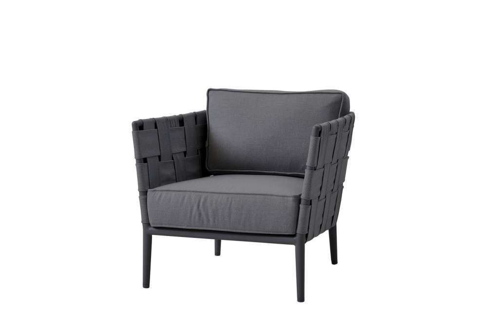 Cane-line - Conic Loungesessel - hellgrau - outdoor