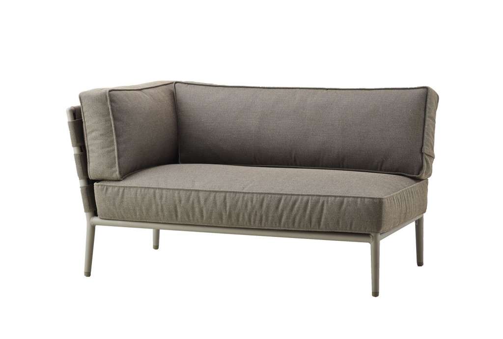 Cane-line - Conic 2-Sitzer Loungesofa - braun - outdoor