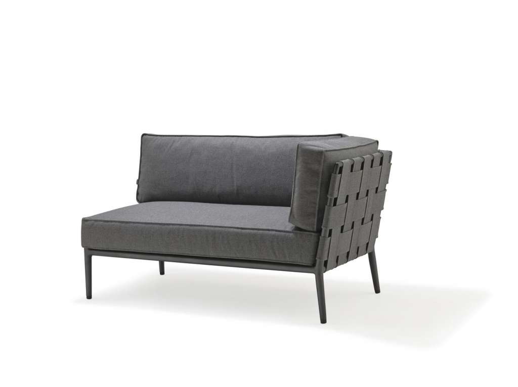 Cane-line - Conic 2-Sitzer Loungesofa - braun - outdoor