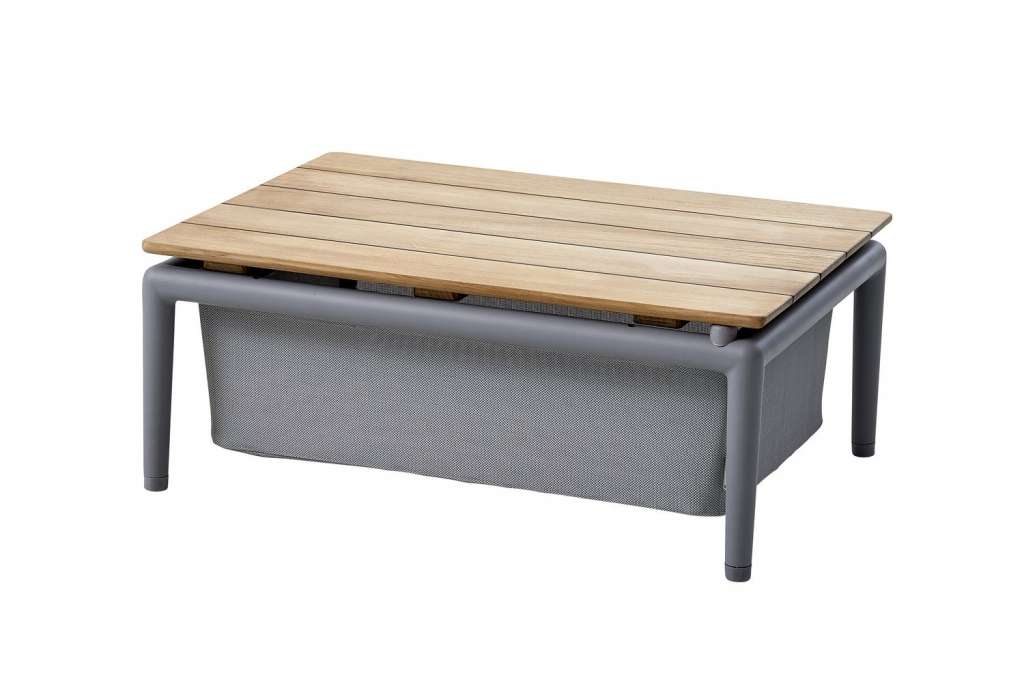 Cane-line - Conic Box Tisch - hellgrau - indoor