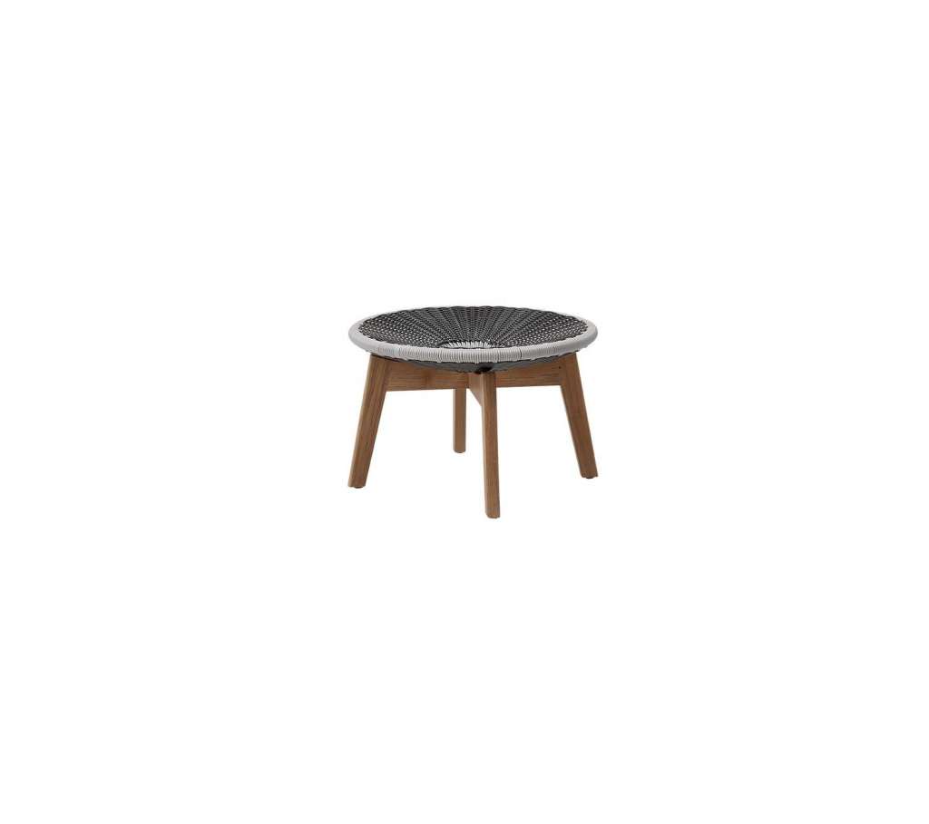 Cane-line - Peacock Hocker - Weave - grau - indoor