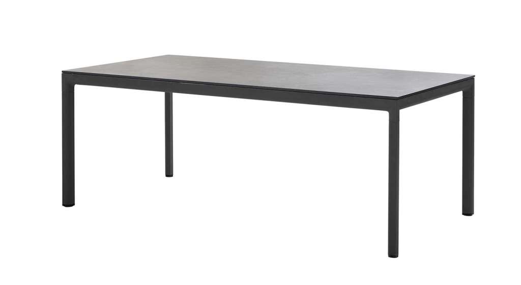 Cane-line - Drop Esstisch - 200x100 cm - grau - indoor