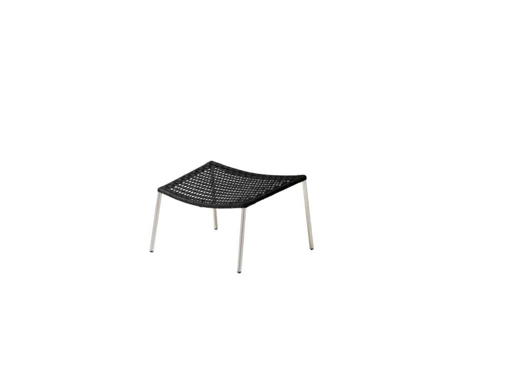 Cane-line - Straw Hocker - schwarz - indoor