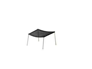 Cane-line - Straw Hocker - schwarz - indoor