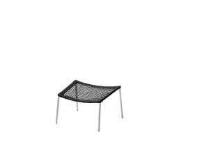 Cane-line - Straw Hocker - schwarz - indoor