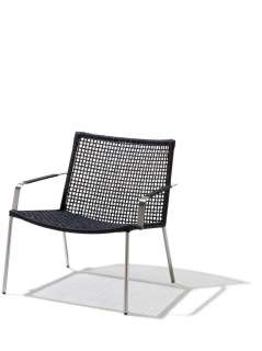 Cane-line - Straw Loungesessel - schwarz - indoor