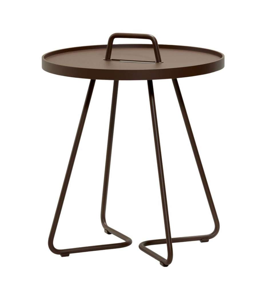 Cane-line - On the move Beistelltisch - S - mocca - indoor