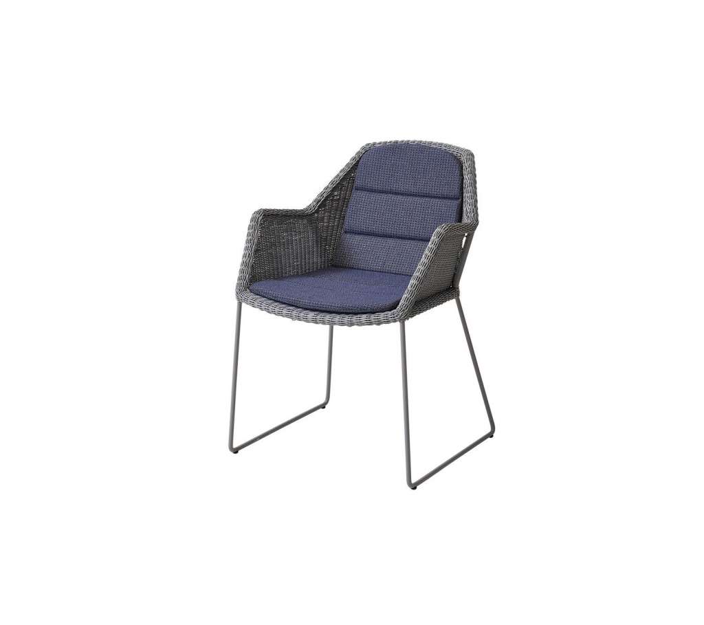 Cane-line - Sitzkissen für Breeze Stuhl - blau - indoor