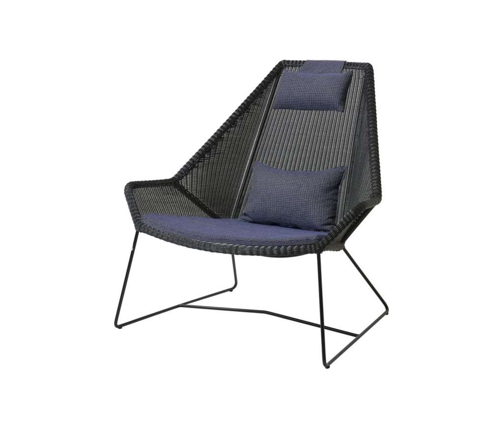 Cane-line - Kissensatz für Breeze Highbacksessel - blau - indoor