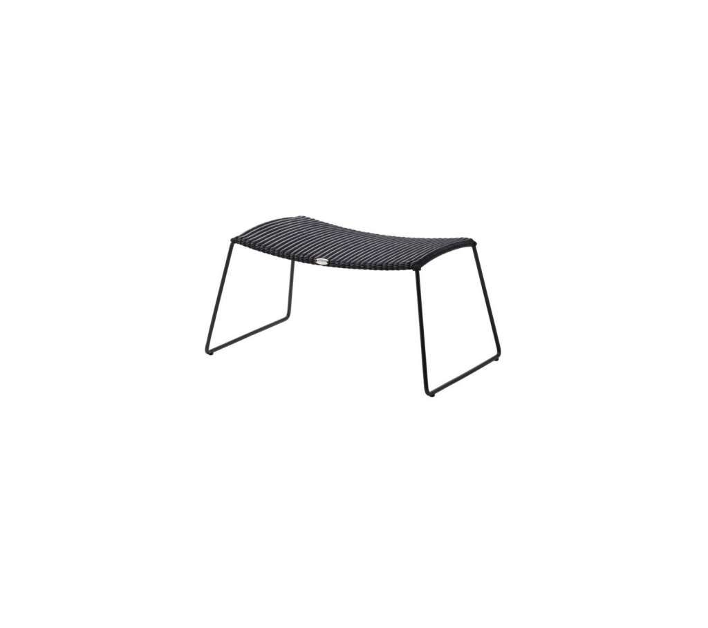Cane-line - Breeze Hocker - schwarz - outdoor