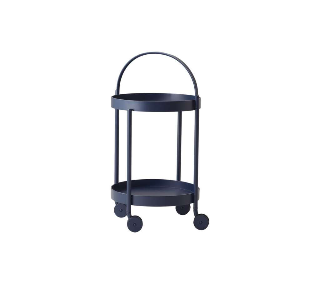 Cane-line - Roll Servierwagen - mitternachtsblau - indoor