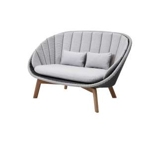Cane-line - Kissensatz für Peacock 2- Sitzer Sofa - hellgrau - indoor