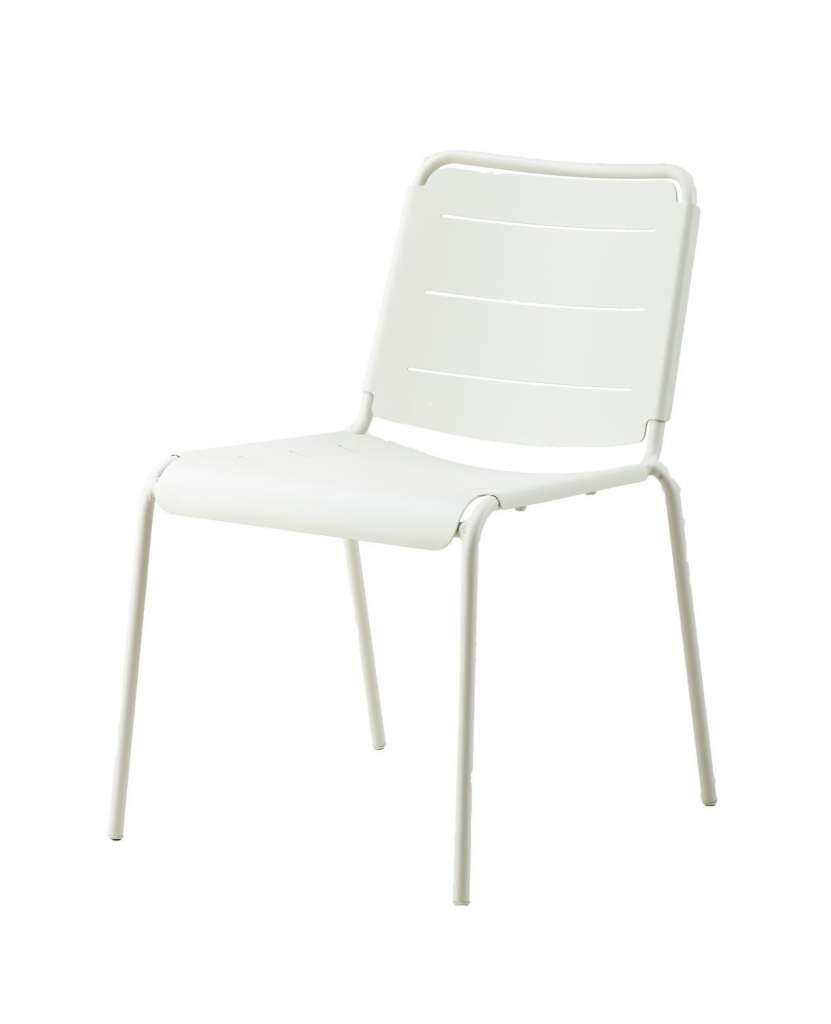 Cane-line - Copenhagen Stuhl ohne Armlehne - weiß - indoor