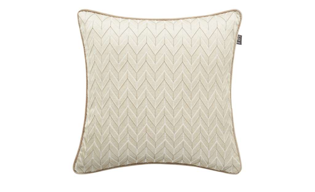 Kissen  Graphic ¦ beige ¦ 100% Federfüllung ¦ Maße (cm): B: 43 H: 43 Heimtextilien > Kissen > Dekokissen - Höffner
